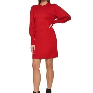 Vince Camuto Balloon Sleeve Knit Dress
